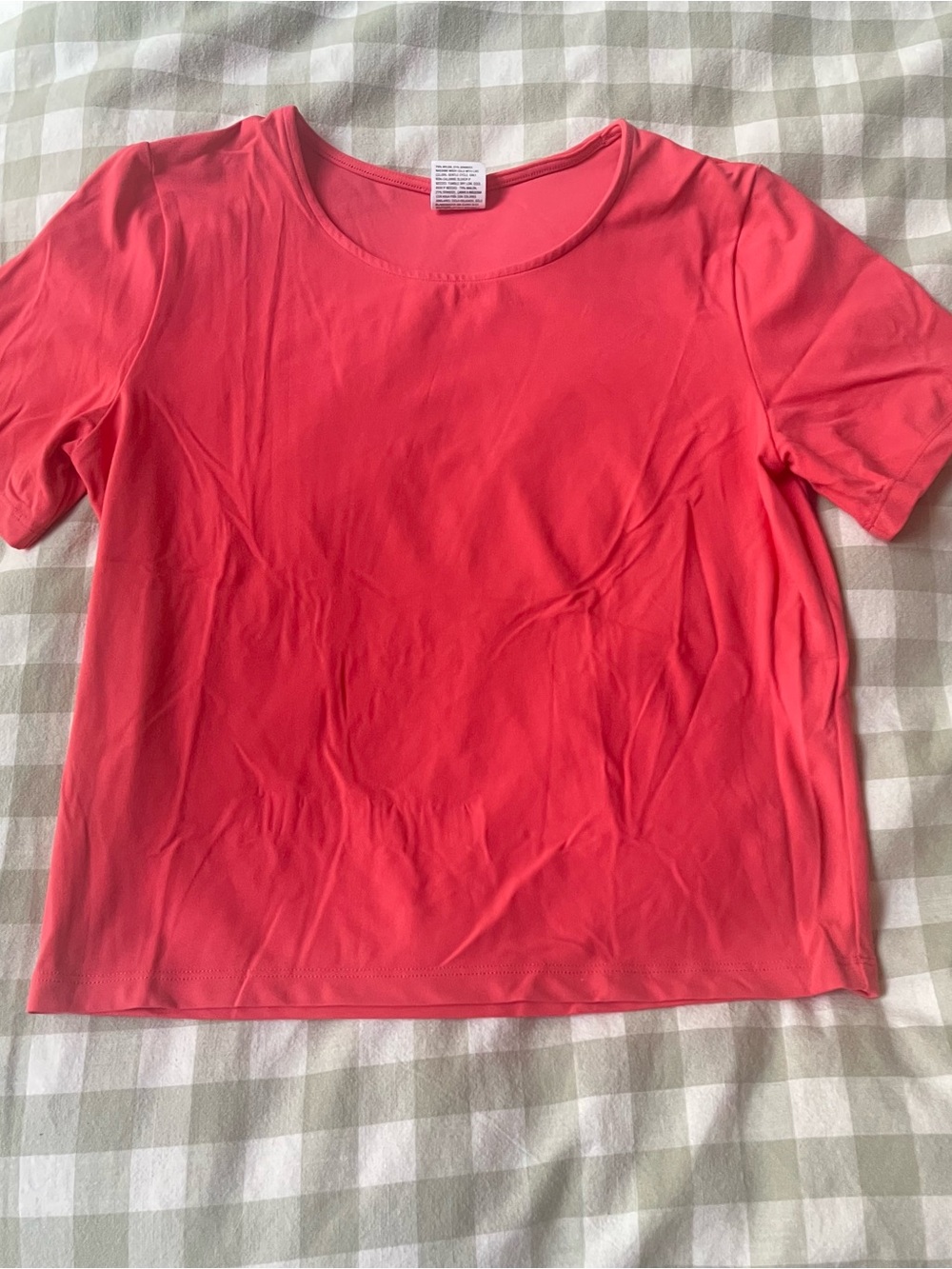 all in motion Women's Short Sleeve Tee in Coral Pink